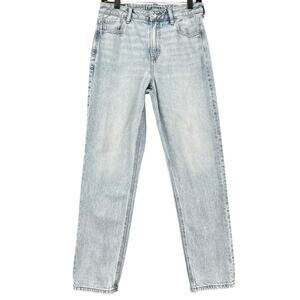American Eagle Jeans Light Wash High Waisted Mom Jeans Womens Size 6